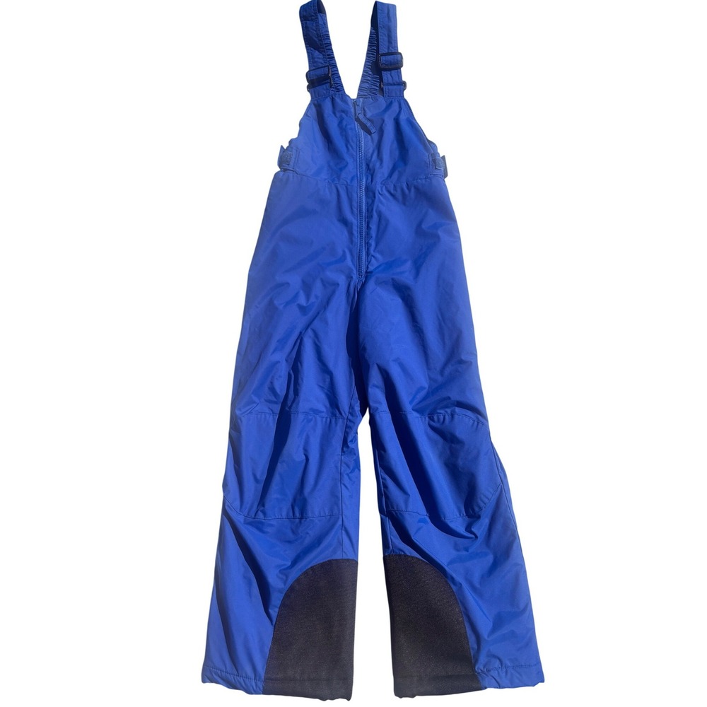 Columbia Snow Bibs Kids Blue Insulated Adjustable Ski Pants Size 8‎